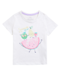 Pure Cotton Fruit Print T-Shirt (2-7 Yrs)