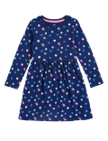 Pure Cotton Spotted Dress (2-8 Yrs)