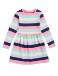 Cotton Rich Striped Dress (2-7 Yrs)