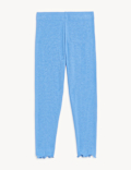 Cotton Rich Ribbed Leggings