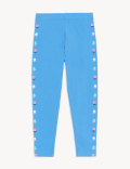 Cotton Rich Flower Leggings