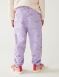 Cotton Rich Butterfly Print Joggers