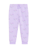 Cotton Rich Butterfly Print Joggers