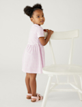 Pure Cotton Striped Dress (2-8 Yrs)