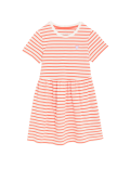 Pure Cotton Striped Dress (2-8 Yrs)