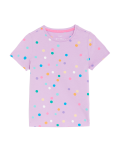 Pure Cotton Spotted T-Shirt