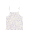 Pure Cotton Swirl Print Strappy Top