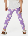 Cotton Rich Floral Leggings