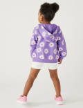 Cotton Rich Daisy Zip Hoodie (2-8 Yrs)