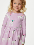 Pure Cotton Dalmatian Dress (2-8 Yrs)