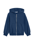 Cotton Rich Plain Hoodie (2-8 Yrs)