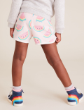 Cotton Melon Print Shorts (2-7 Yrs)