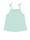 Pure Cotton Ditsy Flower Vest Top (2-7 Yrs)