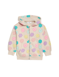 Cotton Rich Printed Zip Hoodie (2–8 Yrs)