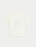Pure Cotton Slogan T-Shirt (2-8 Yrs)