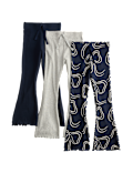 3pk Cotton Rich Flared Leggings (2-8 Yrs)