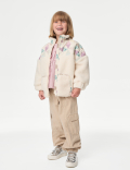 Borg Patchwork Jacket (2-8 Yrs)