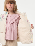 Borg Patchwork Jacket (2-8 Yrs)