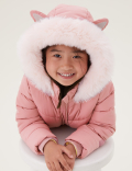 Stormwear&trade; Faux Fur Lined Hooded Padded Coat (2-7 Yrs)