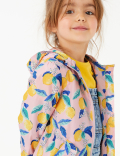 Lightweight Lemon Print Parka (2-7 Yrs)