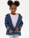 Stormwear™ Floral Hooded Fisherman Coat (2-8 Yrs)
