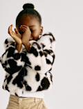 Animal Print Hooded Jacket (2-8 Yrs)