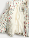 Floral Quilted Jacket (2-8 Yrs)