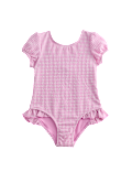 Gingham Swimsuit (2-8 Yrs)