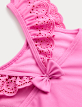Broderie Frill Swimsuit (2-8 Yrs)