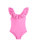 Broderie Frill Swimsuit (2-8 Yrs)