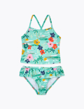 Hawaiian Print Tankini Set (2-7 Yrs)