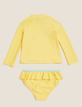 2pc Rainbow Print Rash Vest Set (2-7 Yrs)