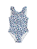 Leopard Print Frill Swimsuit
