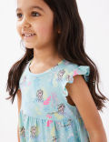 Pure Cotton Frozen&trade; Print Dress (2-7 Yrs)