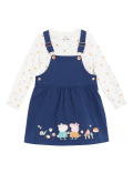 2pc Cotton Rich Peppa Pig™ Pinafore Outfit