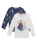 2pk Pure Cotton Disney Frozen&trade; Tops