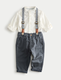 3pc Cotton Rich Top & Bottom Outfit (0-36 Mths)