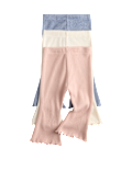 3 Pack Waffle Kickflare Leggings (0-3 Yrs)