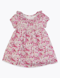Cotton Floral Smock Dress (0-3 Yrs)