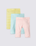 3 Pack Organic Cotton Leggings