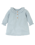 Cotton Frill Collar Woven Dress (0-3 Yrs)