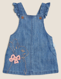 3pc Pure Cotton Denim Peter Rabbit™ Pinnie (0-3 Yrs)