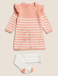 2pc Pure Cotton Peter Rabbit™ Knitted Dress