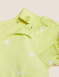 Pure Cotton Polka Dot Dress (0-3 Yrs)