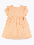 Pure Cotton Woven Dress (0-3 Yrs)
