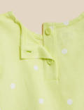 Pure Cotton Polka Dot T-Shirt (0-3 Yrs)