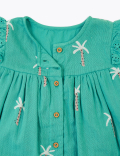 Pure Cotton Palm Tree Dress