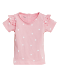 Pure Cotton Polka Dot T-Shirt (0-3 Yrs)