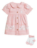 2pc Cotton Rich Peter Rabbit™ Dress (0-3 Yrs)