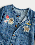 Cotton Modal Blend Denim All in One (0-3 Yrs)